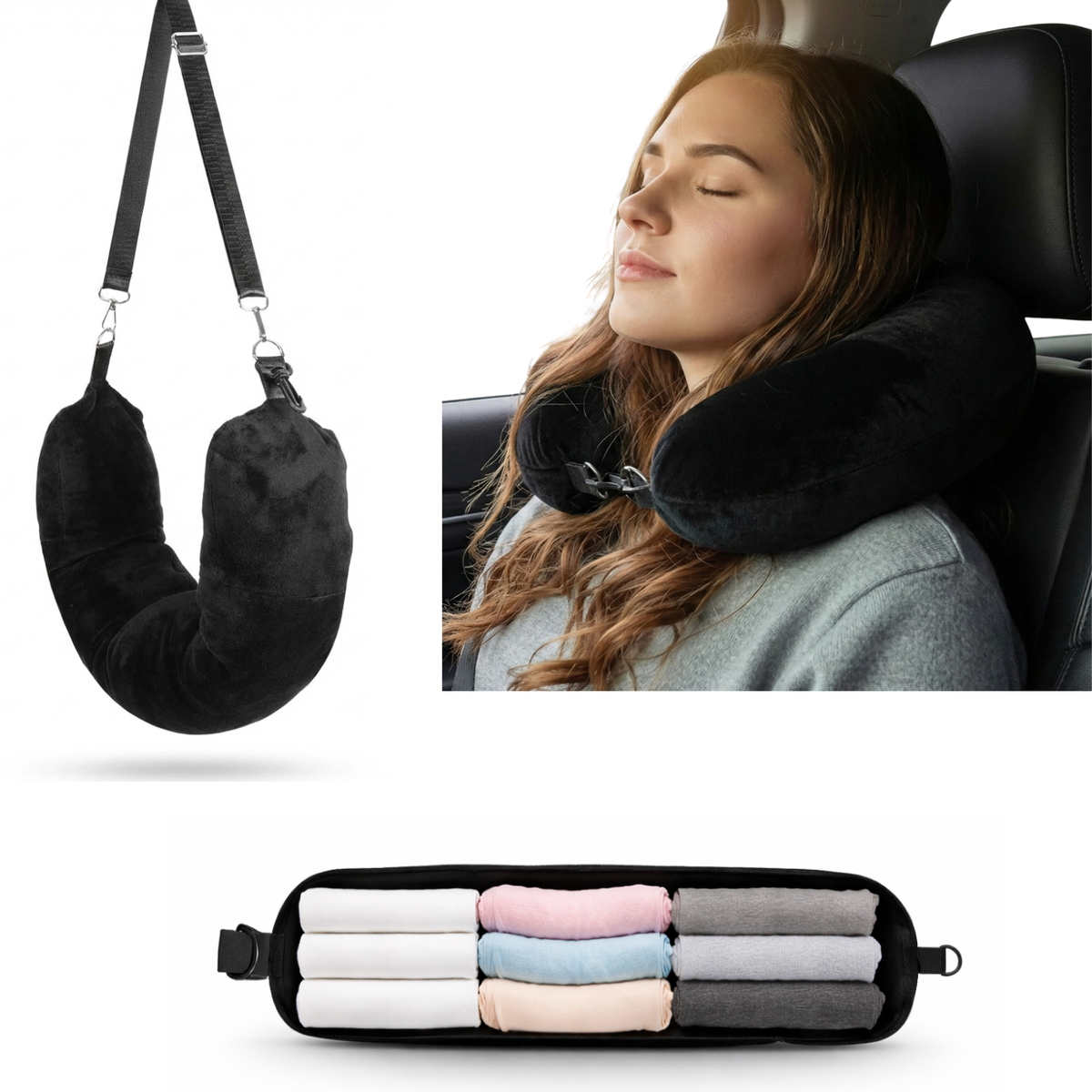 Cojín de Viaje Rellenable UTAZO Escala Nómada