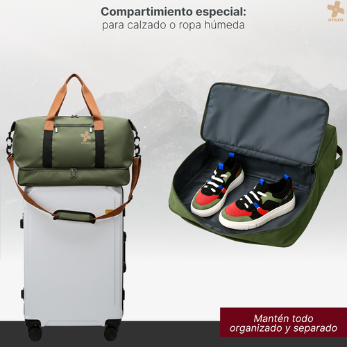 Bolso Deportivo UTAZO Escala Oliva Viaje Gym