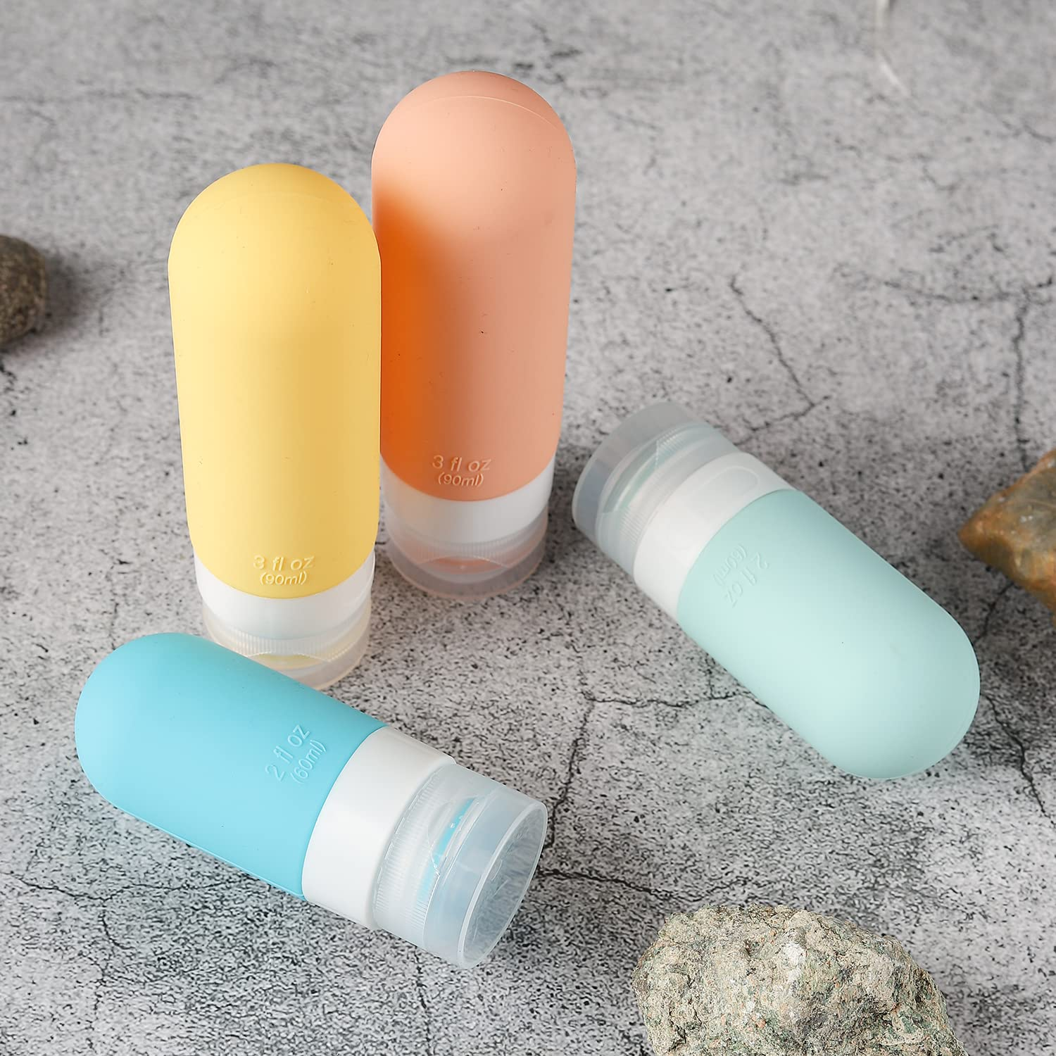 Set Botellas De Viaje Dispensadoras 10 Contenedores
