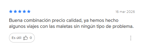 Reseña de cliente