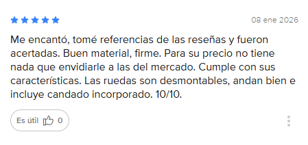 Reseña de cliente